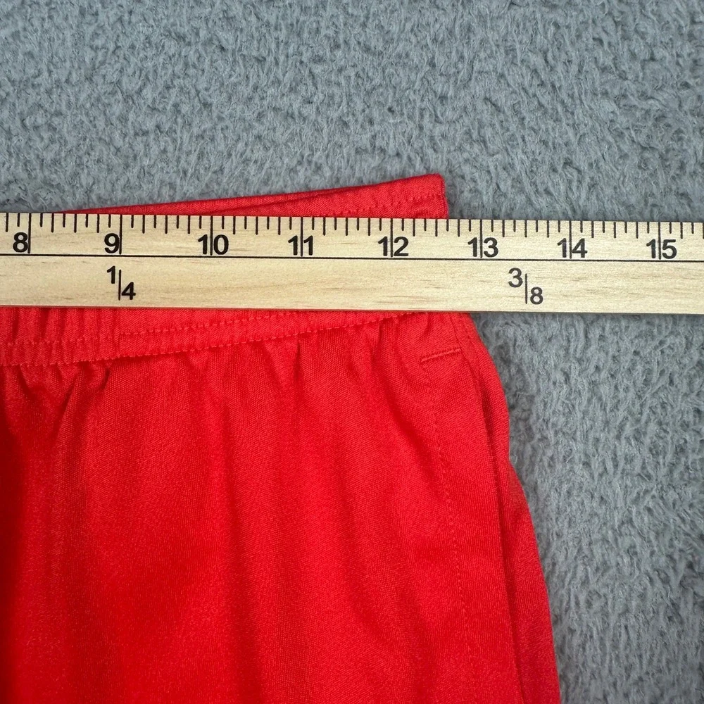 Under Armour Shorts Kids Youth Large YLG Red‎ Drawstring Athletic Loose 1373525
